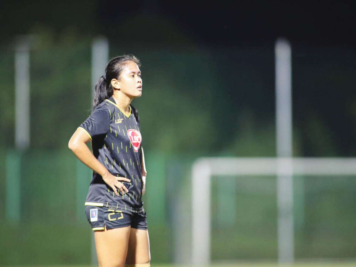 Sheen Nicole Ramores was the difference maker in Kaya Futbol Club-Iloilo women’s championship win against the Manila Digger FC. (Kaya-Iloilo photo) 