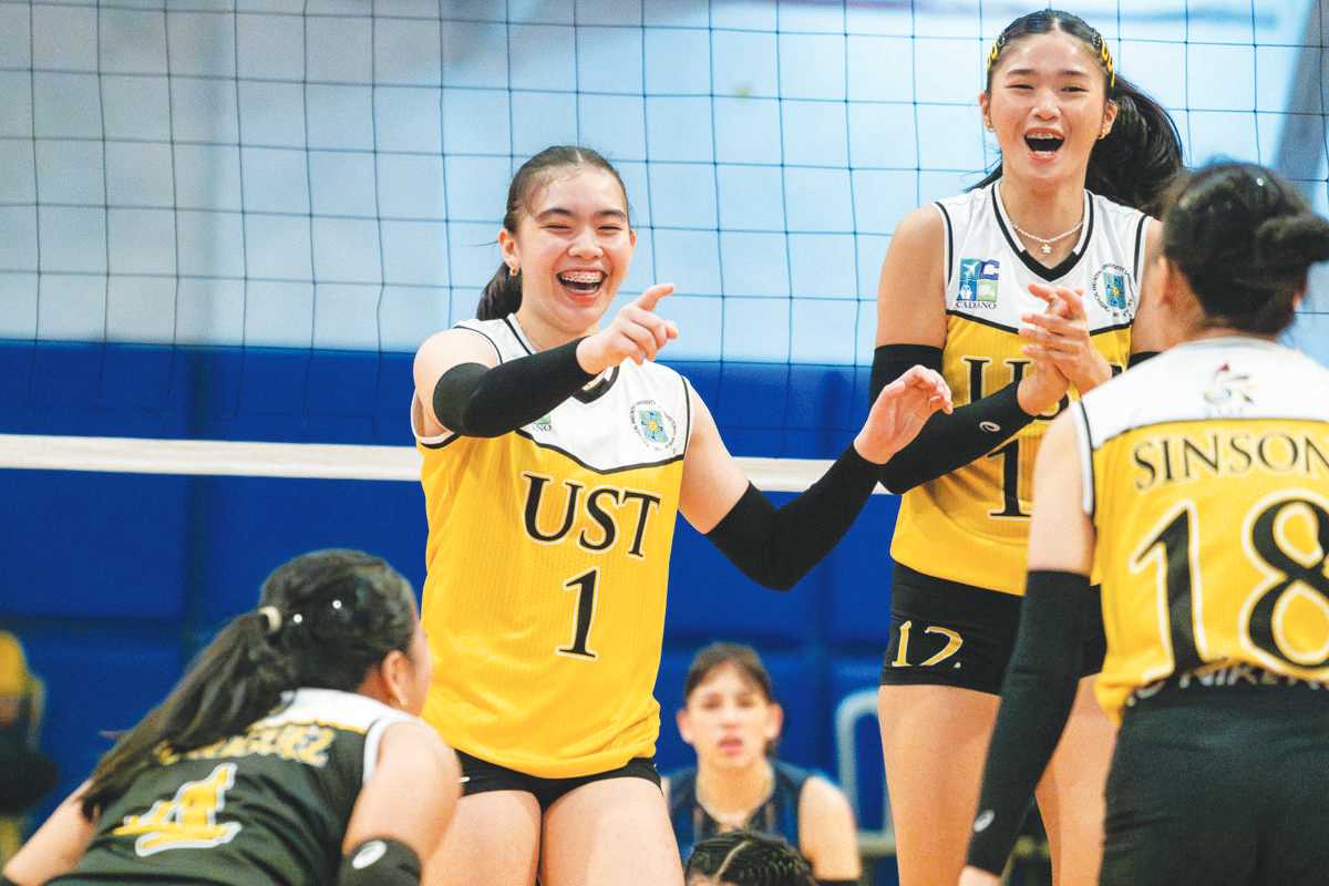 Negrense Kimberly Rubin was one of the key players in the University of Santo Tomas Junior Tigresses’ win over the National University Lady Bullpups. (UAAP photo)