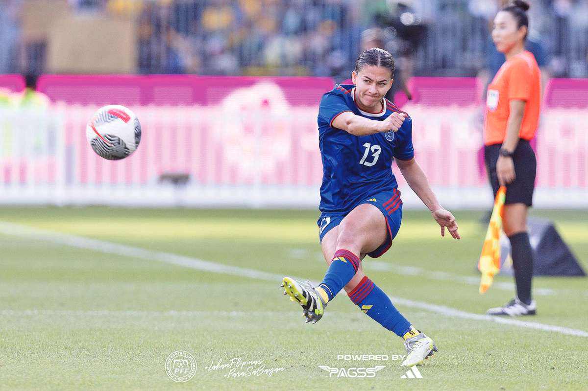 Angie Beard and the Philippine women’s football team bowed out of the AFC Women’s Olympic qualifying tournament. (PNWFT photo)