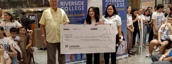 Riverside College graduate tops PT Licensure Exam; Throws buffet party for successful board passers in various programs