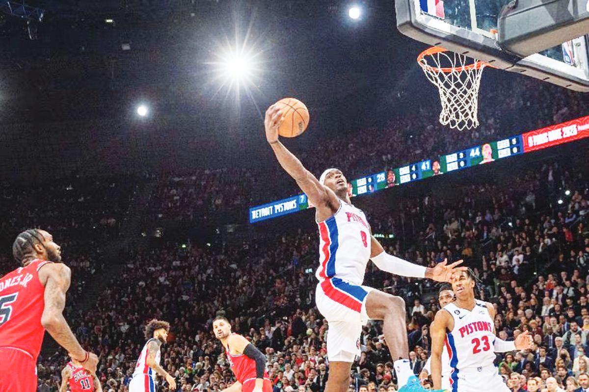 DETROIT PISTONS’ JALEN DUREN (EPA-EFE / Christophe Petit Tesson / Shutterstock) 