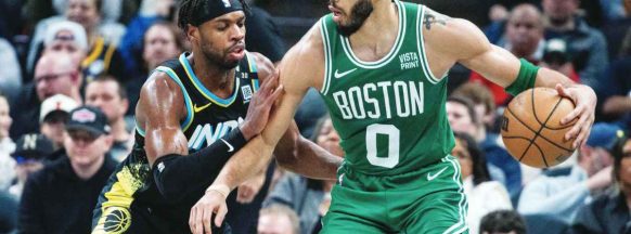 NBA: Jayson Tatum shines as Celtics take down Pacers