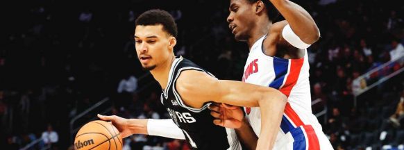 Wembanyama’s first triple-double helps Spurs rout Pistons