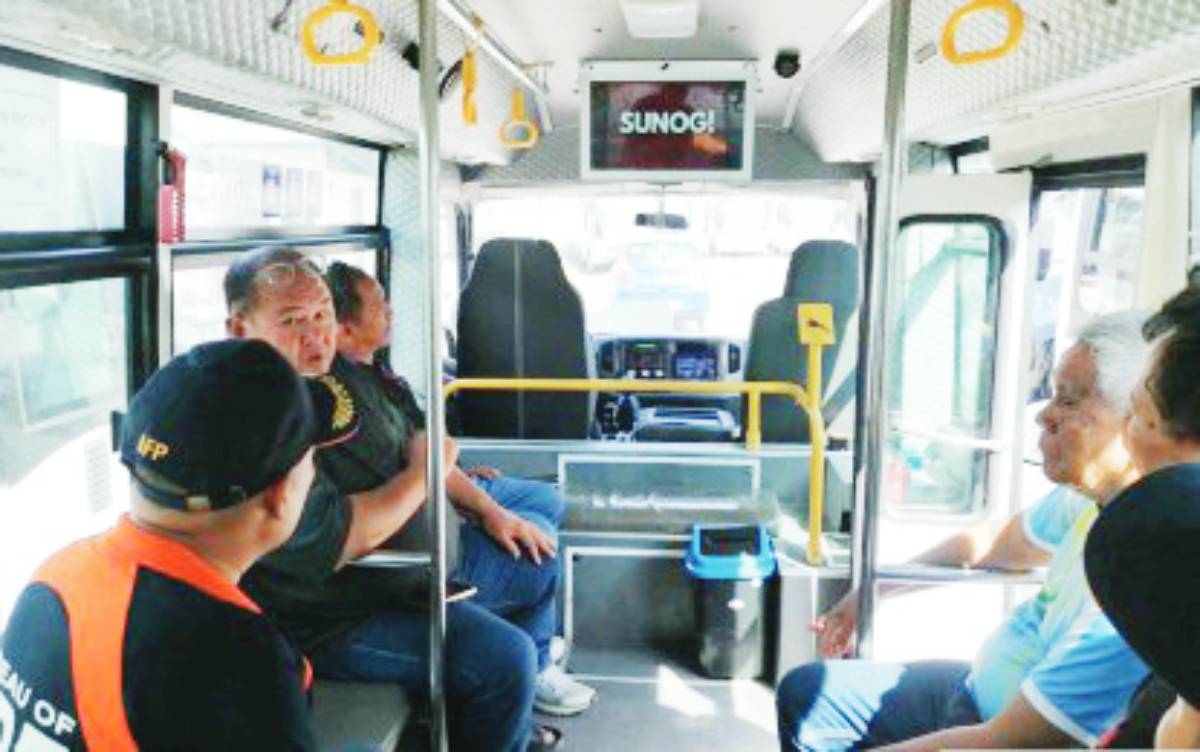 A 30-second fire safety awareness video is being played in modernized jeepney units of Negros East Transport Service Cooperative in Bacolod City starting yesterday, March 20, 2024. The initiative, dubbed “Reels-On-The-Bus," allows commuters to learn about fire safety by watching a 30-second advocacy video while traveling. (BFP-Bacolod City Fire Station photo) 