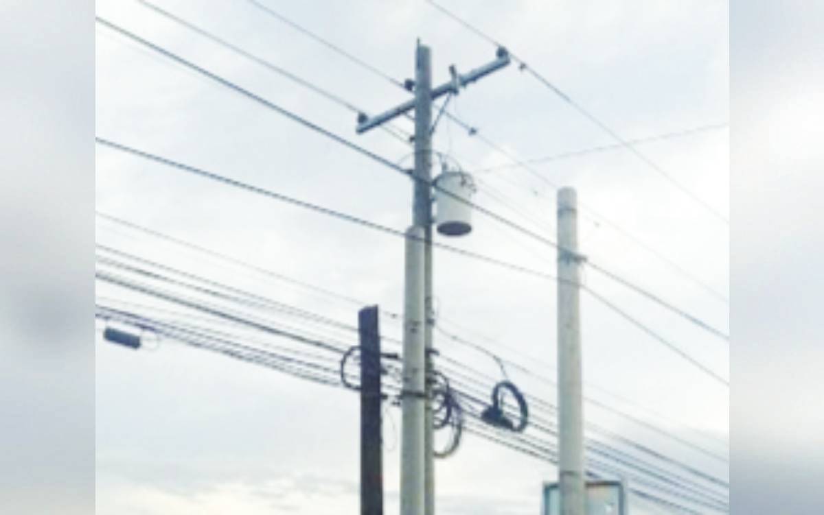 Power lines in Bago City, Negros Occidental are under the coverage area of Central Negros Electric Cooperative. Massive power interruptions occurred in most parts of Bacolod and the neighboring localities past midnight yesterday, March 26, 2024, due to the tripping of the transmission lines of the Central Negros Electric Cooperative and the National Grid Corp. of the Philippines. (Ceneco / Facebook photo)