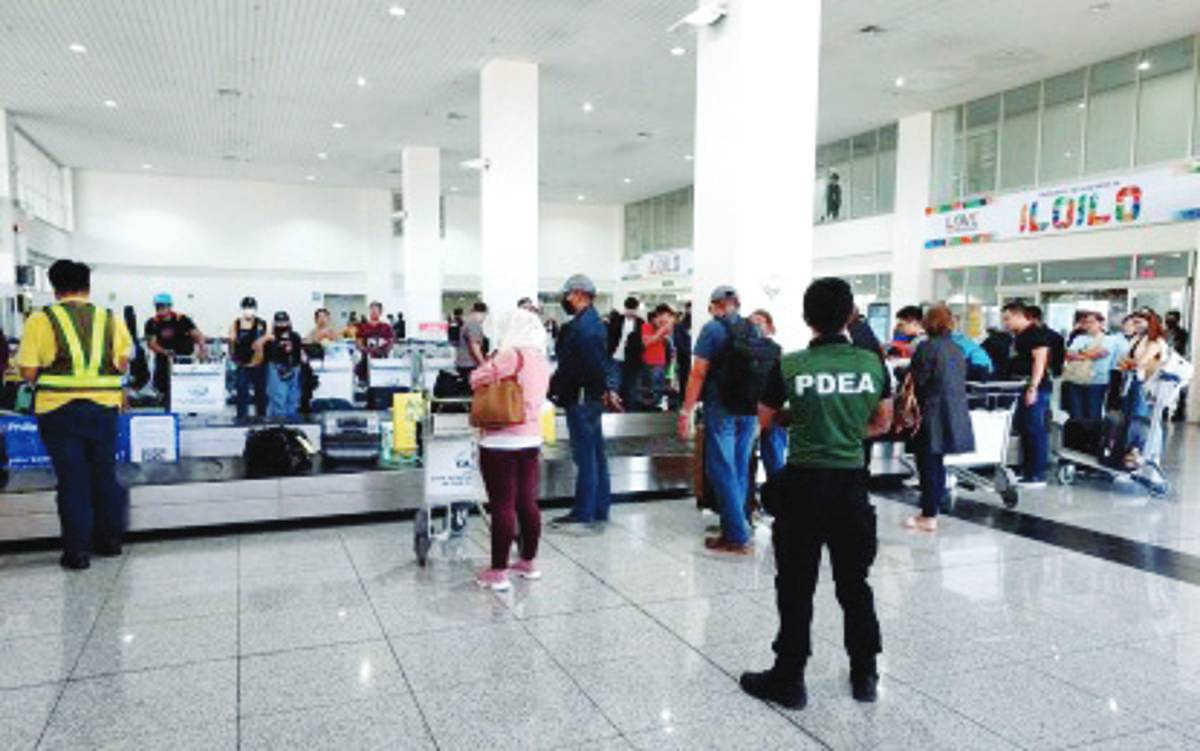 The Philippine Drug Enforcement Agency (PDEA) tightens its watch at airports as one way to prevent the entry of illegal drugs. PDEA information officer Graziella Tanaleon says three provinces in Western Visayas achieved 100 percent drug-cleared status. (PDEA-6 photo)