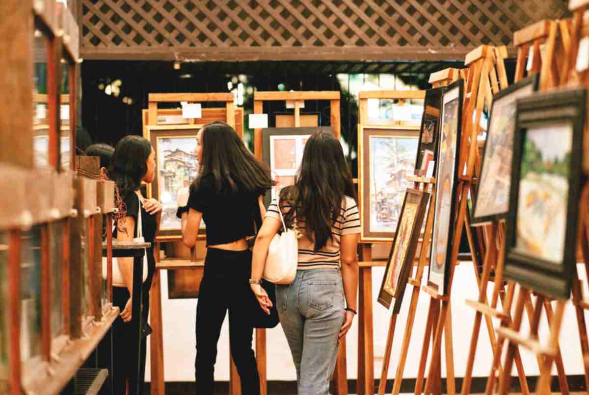 The Negros Occidental Tourism Pavilion, also known as Balay Kalamay, is the tourist information center during the Panaad sa Negros Festival 2024. Balay Kalamay showcases artworks and crafts from the Arts Association of Bacolod-Negros and the Artehan Arts Festival. (Negros Occidental Tourism Division photo)