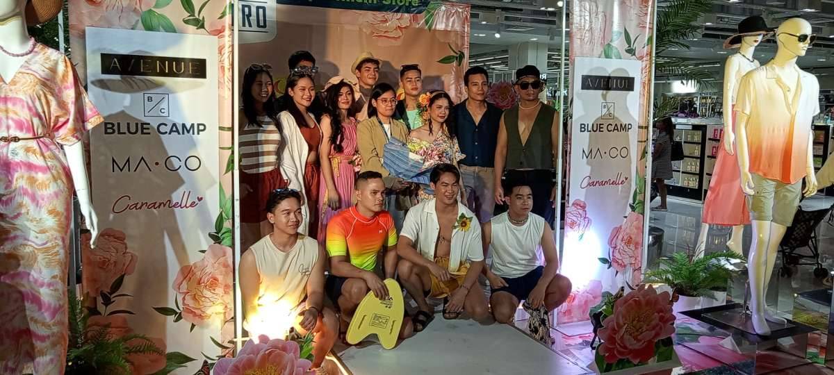 METRO SUNKISSED SUMMER FASHION SHOW. Featuring Metro In-House Brands: MA.CO, AVENJR, BLUE CAMP, CARAMELLE. Pat Sebunga, Metro Advertising & Promotions Supervisor, Ricarla Sicuan Stylist / Department Supervisor, together with Metro Models and Black Out Models./ RBS Photos