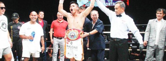 Negrense Montano claims WBO Oriental belt