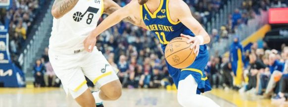 No Stephen Curry, no problem as Warriors rough up Jazz