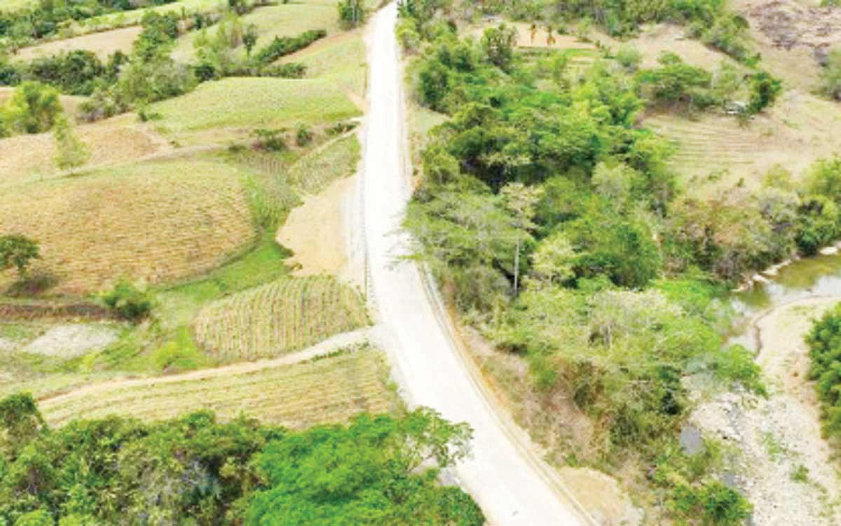 The Kabankalan-Bayawan Boundary Road, along Barangay Bantayan in Kabankalan City, Negros Occidental, has been paved for better travel access. The road project, which costs P67.55 million, has been implemented by the Department of Public Works and Highways - Negros Occidental Third District Engineering Office. (DPWH-Negros Occidental 3rd DEO photo)