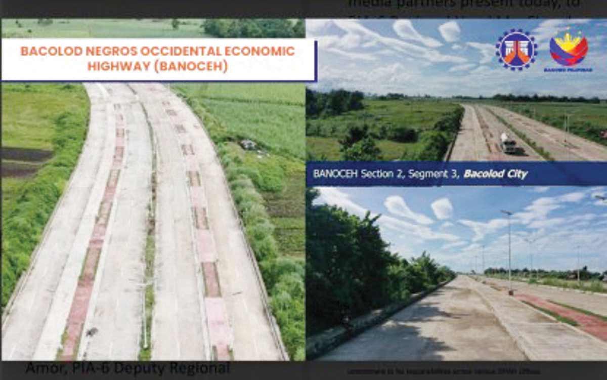 Photo shows an aerial view of the Bacolod-Negros Occidental Economic Highway project. The P7.389-billion highway stretches from Bacolod South Road junction along Barangay Sum-ag in Bacolod City to Bacolod North Road junction in Victorias City. PHOTO COURTESY OF DPWH REGION 6