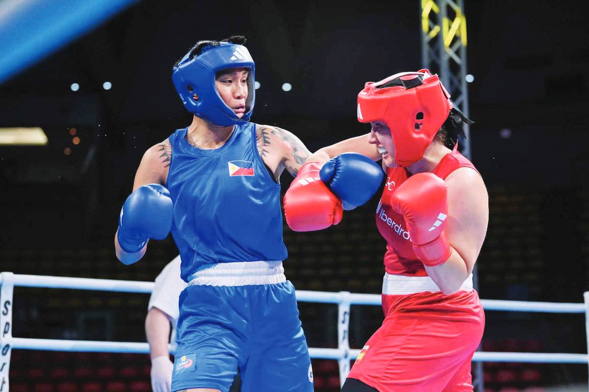 Hergie Bacyadan became the fifth Filipino boxer to earn a qualification for the Paris Olympics. (ABAP photo) 