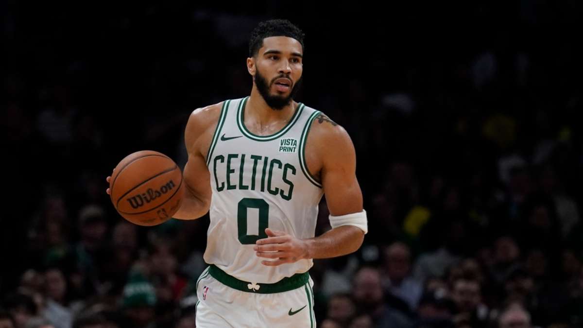 BOSTON CELTICS FORWARD JAYSON TATUM (Charles Krupa / AP photo)