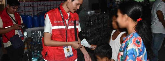 Social workers receive ‘thank you’ cards from Kanlaon displaced kids