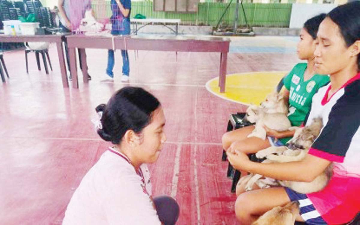 The launch of the “Libre Kapon and Bakuna” program of the Bacolod City Veterinary Office at Negros Occidental High School campus on July 24, 2024. The program aims to protect students and teachers against rabies and promote animal welfare in public schools. (BACH Project PH photo) 