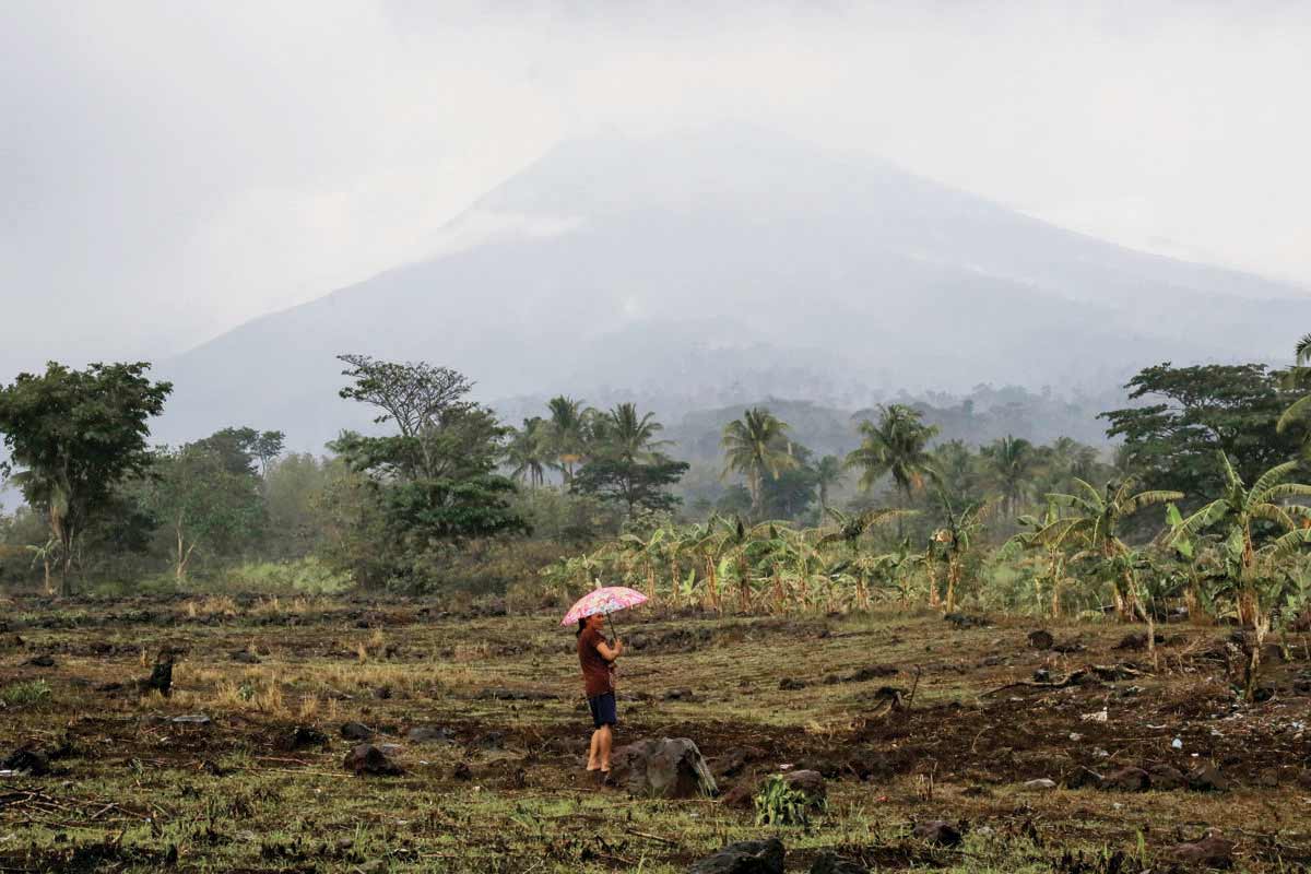 The increase in seismic activities at Kanlaon Volcano is likely due to the magma, which also causes more sulfur dioxide to be released and the ground to swell, the Philippine Institute of Volcanology and Seismology says. (Ferdinand Edralin / AFP photo)