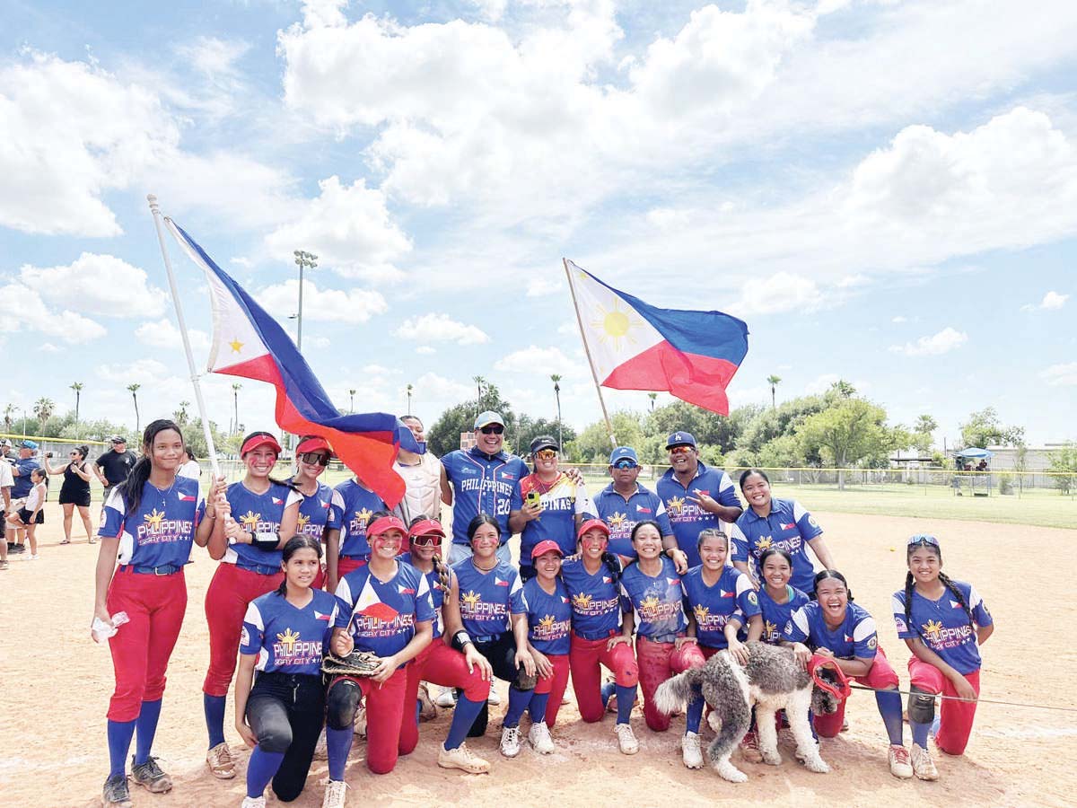 The Philippines’ Under-16 softball team ruled the 2024 PONY Girls International World Series in McAllen, Texas. (Sports Corner PH photo) 