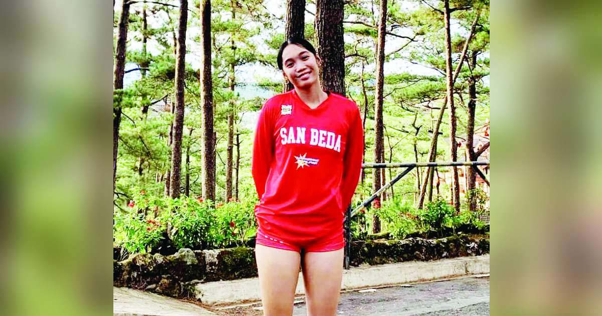 Bacolodnon Jermaine Joniega is now eligible to play for the San Beda Lady Red Spikers after completing her one-year residency following her transfer from University of St. La Salle Bacolod last year. (San Beda Lady Red Spikers photo) 