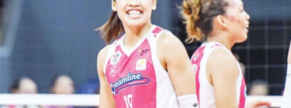 Negrense Pons tallies triple-double as Creamline beats Choco Mucho