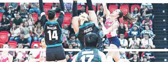 Pons tallies career high as Creamline edges Galeries