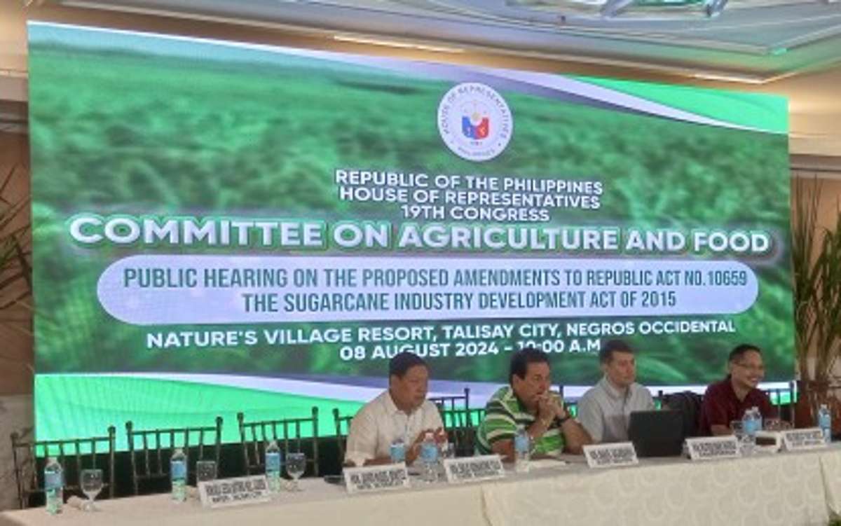 The stakeholders pushed for an inclusive and responsive Sugar Industry Development Act during the hearing. (PNA photo) 