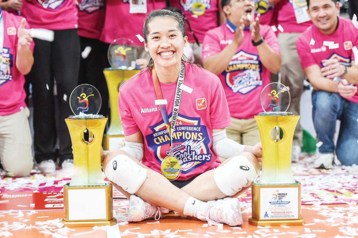 Negrense Pons named MVP as Creamline rules PVL