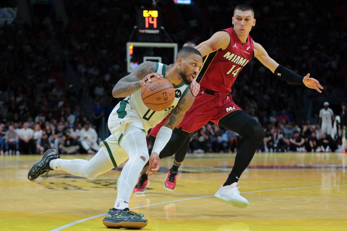 Damian Lillard leads Giannis-less Bucks past Heat