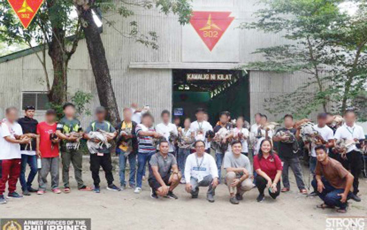 Twenty-five former rebels in Negros Oriental received turkeys and native chickens from the Department of Agriculture last week. They are currently undergoing a 22-day deradicalization program at the Philippine Army's 302nd Brigade as they prepare to reintegrate into mainstream society. (302IBde photo)