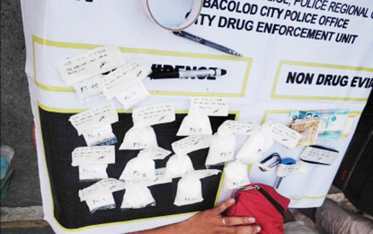 The 675 grams of suspected shabu worth P4.59 million was seized by operatives of the Bacolod City Police’s City Drug Enforcement Unit from a top drug personality during a buy-bust in Purok Nami-Nami, Barangay Sum-ag yesterday, December 12, 2024. (Bacolod City Police Office photo)