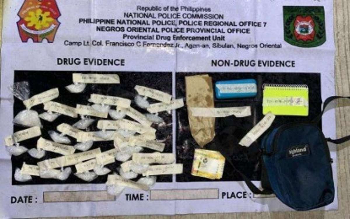 Buy-bust nets P1-M ‘shabu,’ male dealer in Negros Oriental