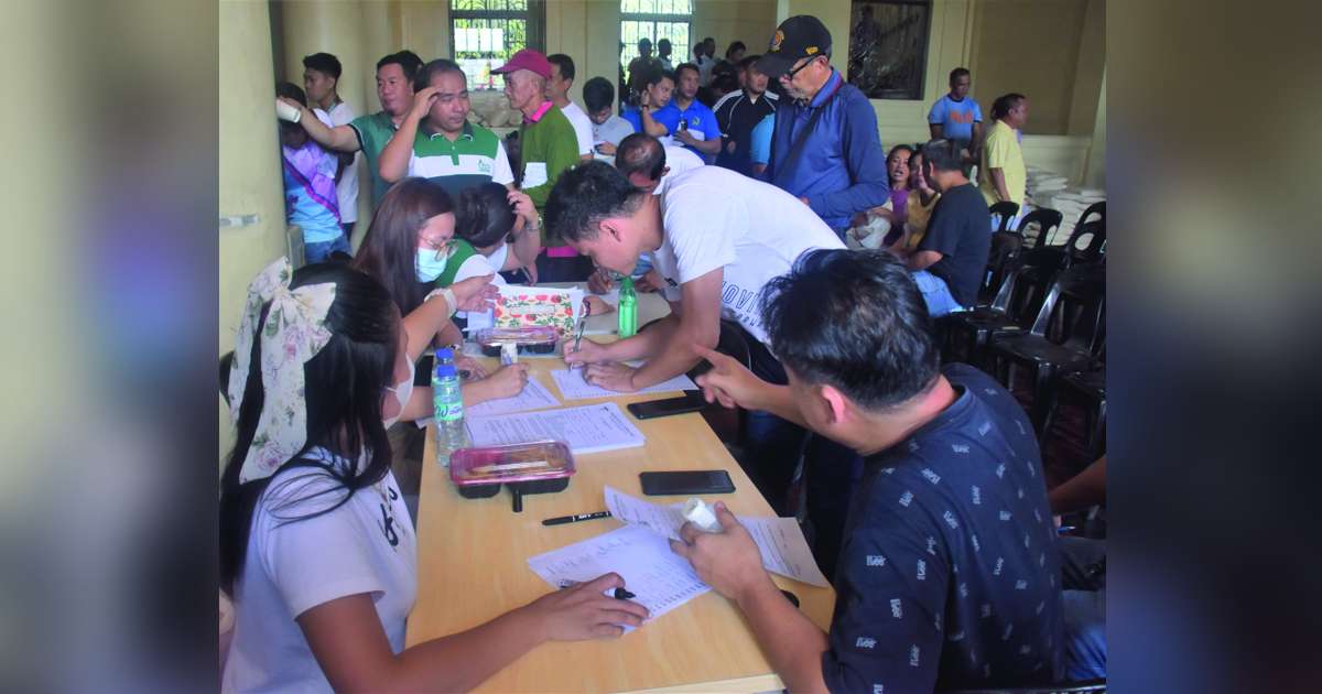 Provincial Capitol-based employees of the Negros Occidental provincial government underwent mandatory random drug tests yesterday, December 18, 2024. (Negros Occidental provincial government photo)