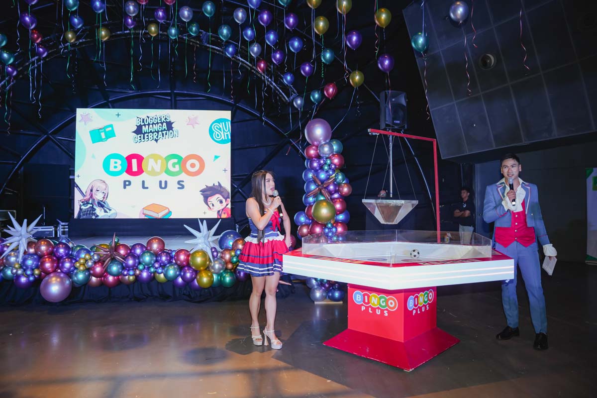 BP Hosts introducing the BingoPlus game segment inspired by Pinoy Drop Ball.