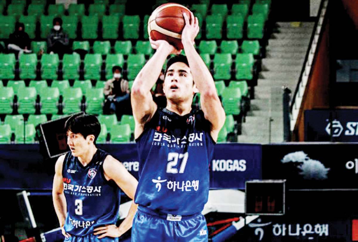 Making it to the Korean Basketball League’s postseason is Negrense Samjosef Belangel’s top goal for the Daegu Korea Gas Corporation Pegasus. (KBL photo)