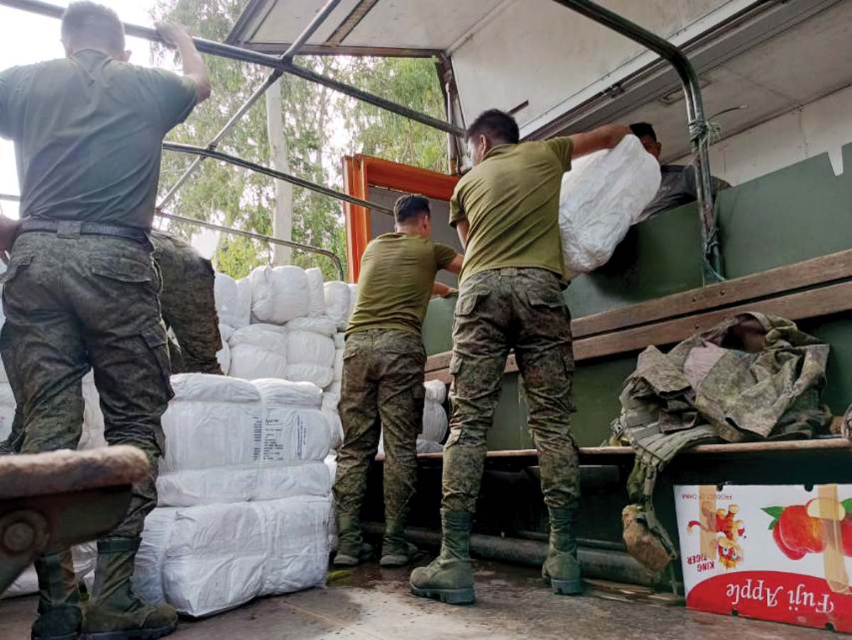 Task Force Kanlaon coordinated the delivery of goods to local government units affected by Kanlaon Volcano’s explosive eruption. The Philippine Army personnel provided logistical support to ensure the timely transportation of supplies to Negros Occidental cities of La Carlota, Bago and San Carlos; the municipalities of La Castellana, Pontevedra, Murcia, and Moises Padilla; as well as Negros Oriental’s Canlaon City. (Civil Defense Western Visayas photo)