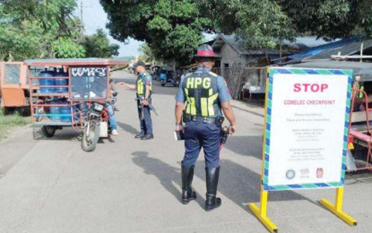 The Negros Oriental Provincial Highway Patrol Team works with the joint Commission on Elections, Philippine National Police, and Armed Forces of the Philippines checkpoint operations for the ongoing gun ban during the election period. Land Transportation Office-deputized agents, PHPT personnel are also authorized to enforce traffic laws. (Negros Oriental PHPT photo)