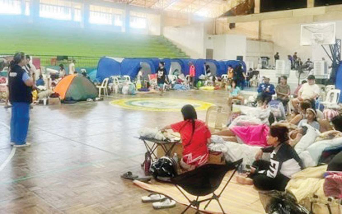 Families affected by the fire that hit 57 homes in Barangay Zone 5, Talisay City, Negros Occidental on Tuesday, February 4, 2025, are seeking temporary shelter at the city’s gymnasium. The city government, together with its partner-institutions, is accepting donations for the displaced residents. (Talisay City Primary Care Facility-HERT photo)