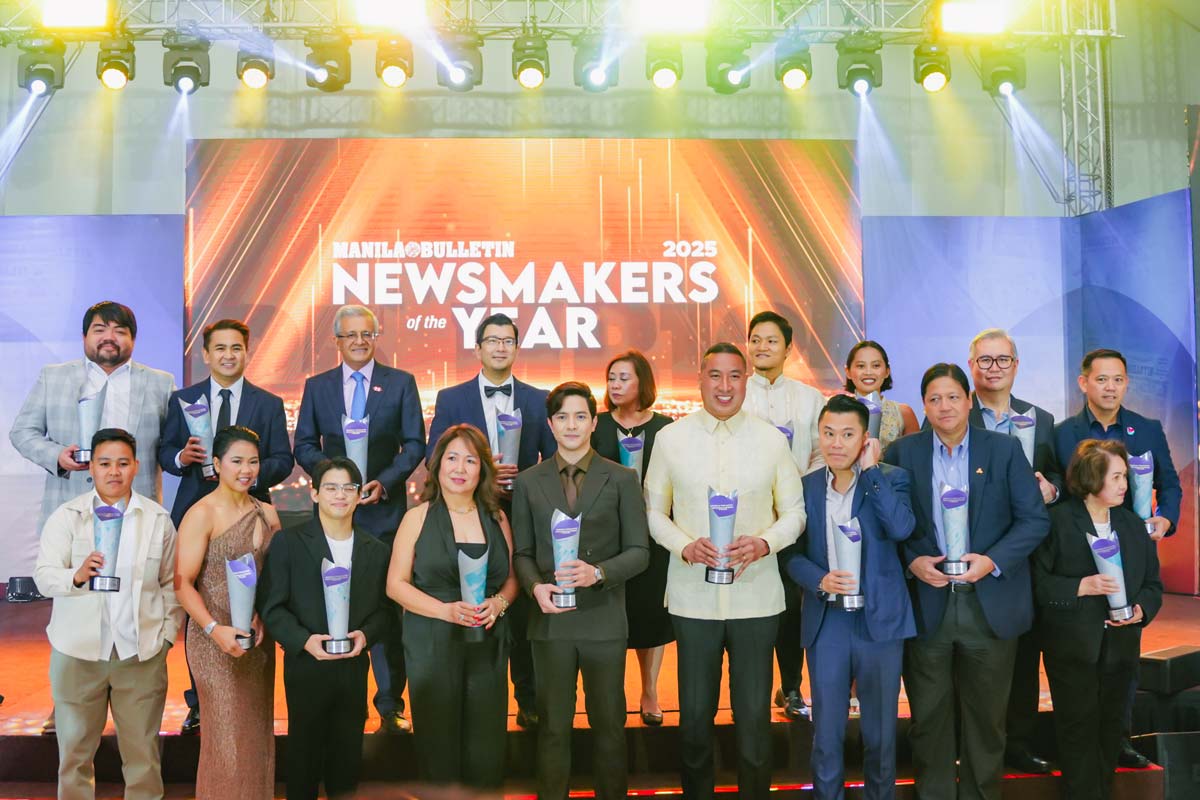 Individuals and institutions recognized at the Manila Bulletin Newsmaker of the Year.