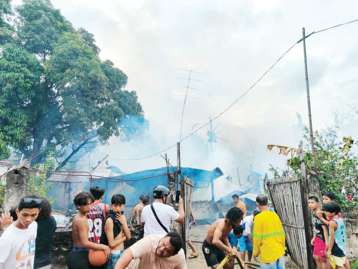 The Bureau of Fire Protection is still investigating the cause of the fire that devastated 27 houses at Barangay 1 in Negros Occidental’s San Carlos City on Saturday afternoon, March 15, 2025. (Philippine Red Cross Negros Occidental - Bacolod City Chapter photo)