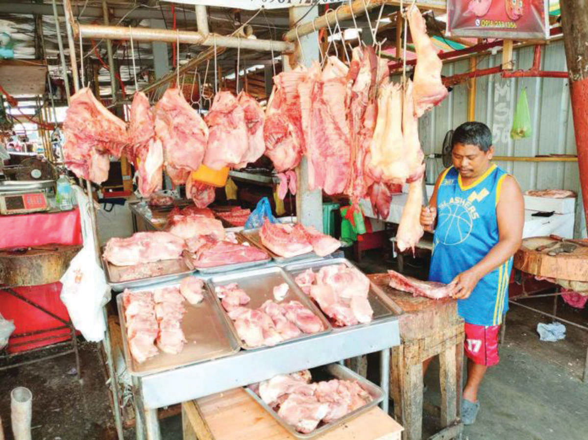 There is a sufficient pork supply in Negros Occidental, but raisers prefer selling their pigs to traders outside the province, the Provincial Veterinary Office says. (Bacolod PIO photo)