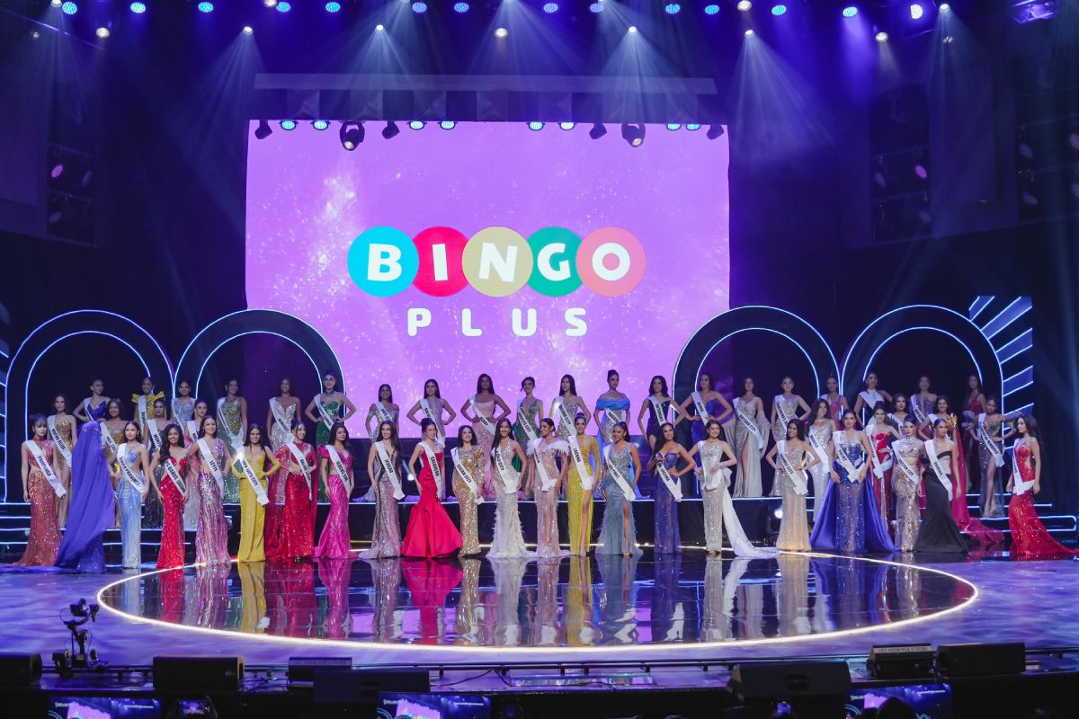 Sixty-six Miss Universe 2025 candidates in their evening gowns.