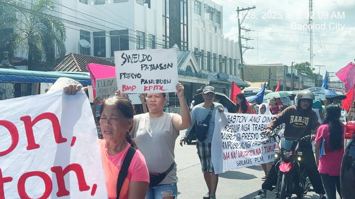 Ignored struggle: Negros labor group dismayed over wage hike snub at SONA 