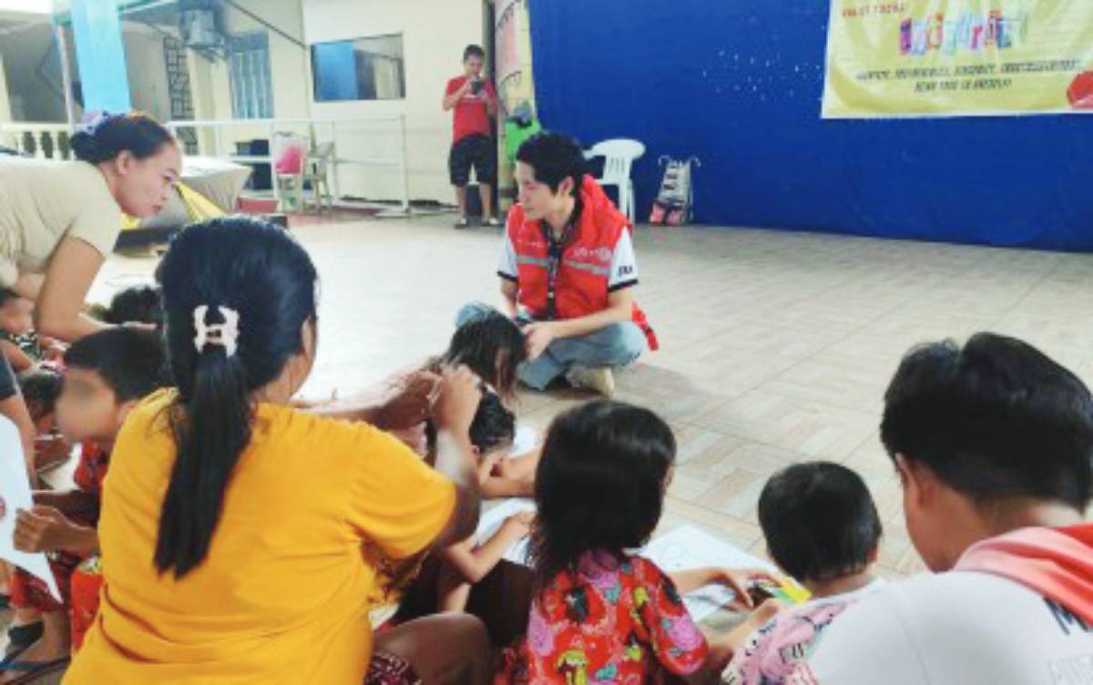 Psychological and psychosocial support activities are conducted at Baluarte Elementary School in Iloilo City as part of the child-friendly spaces initiatives of the Department of Social Welfare and Development (DSWD) Field Office 6 on Sunday, July 20, 2025. The DSWD Disaster Response Operations Monitoring and Information Communication report showed that 1,943 families are still in evacuation centers in Panay and Negros Occidental as of noon yesterday, July 21. (DSWD FO-6 photo)