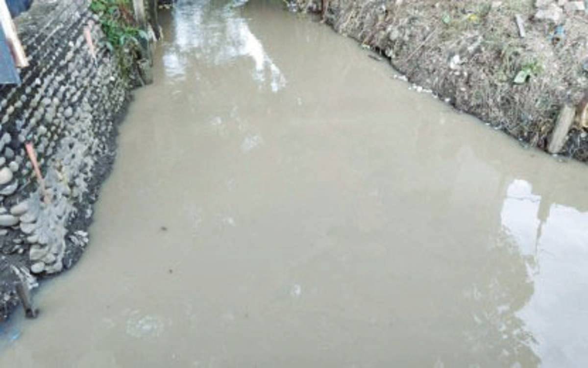 A creek along Lacson Street in Barangay Bata, Bacolod City cleared of a large volume of trash on Friday, August 15, 2025. Around 17 tons of garbage collected from the waterway was cited as one of the contributing factors for the flooding in surrounding areas. (Bacolod City Communications Office photo)