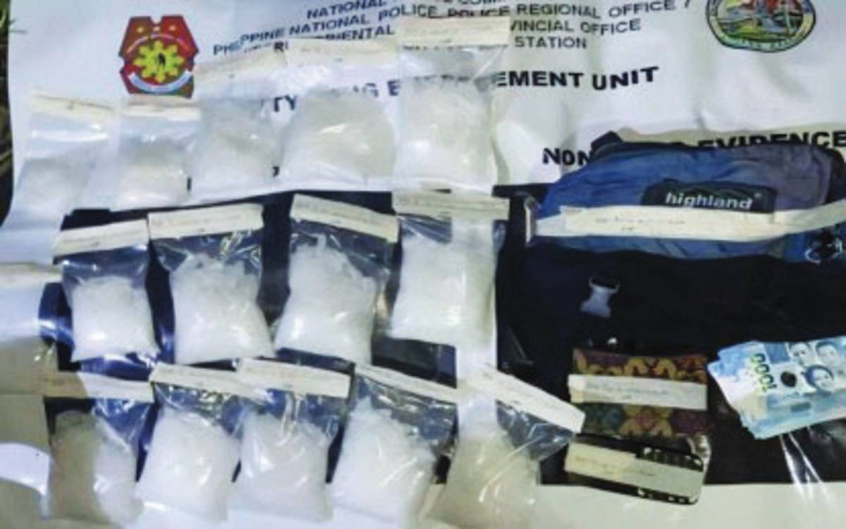 Anti-illegal drug agents in Negros Oriental confiscated some P10.2 million worth of suspected shabu during a buy-bust on Thursday, August 14, 2025. The suspect was tagged as a high-value individual in the police list of drug traders. (Negros Oriental Police Provincial Office photo)