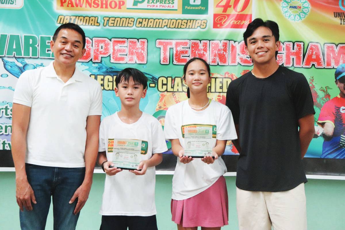 La Carlota netter tallies 3-title sweep in tennis
