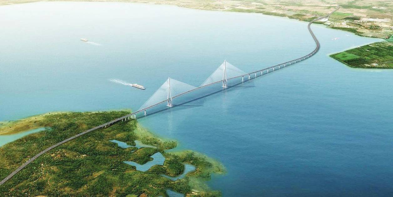The Panay-Guimaras-Negros bridges involve the construction of a 32.47-kilometer, four-lane, two sea-crossing bridges, including roads and interchanges, that will connect the islands of Panay, Guimaras and Negros, which will shorten the travel time of motorists and commuters.
