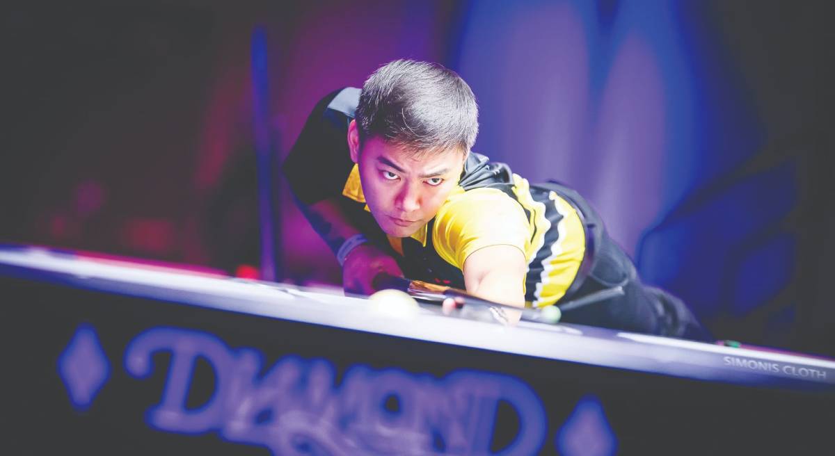 Bacolodnon Johann Chua found himself on the back foot early, unable to recover against the composed and precise shot-making of Spanish veteran Francisco Sanchez Ruiz, one of Europe’s most decorated cue artists. (Matchroom photo)
