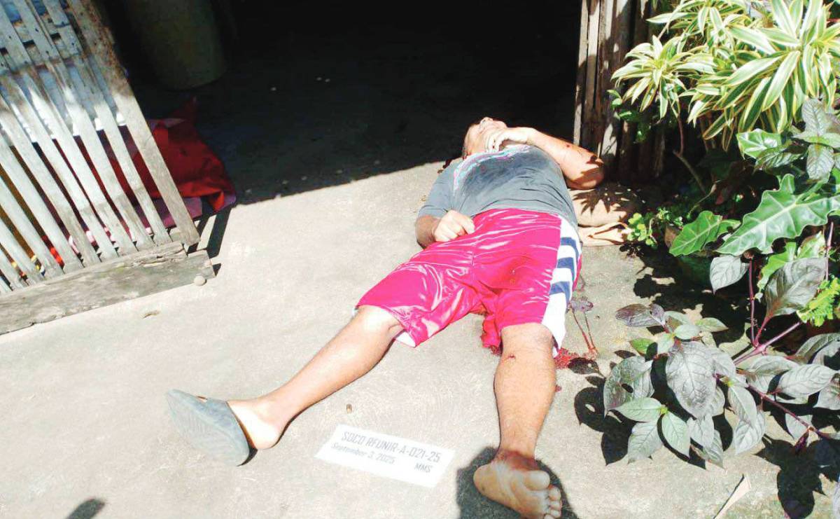 The unidentified suspect reportedly pulled out a .45 caliber pistol and shot the former barangay kagawad multiple times in the head and body. (PRO-NIR photo) 