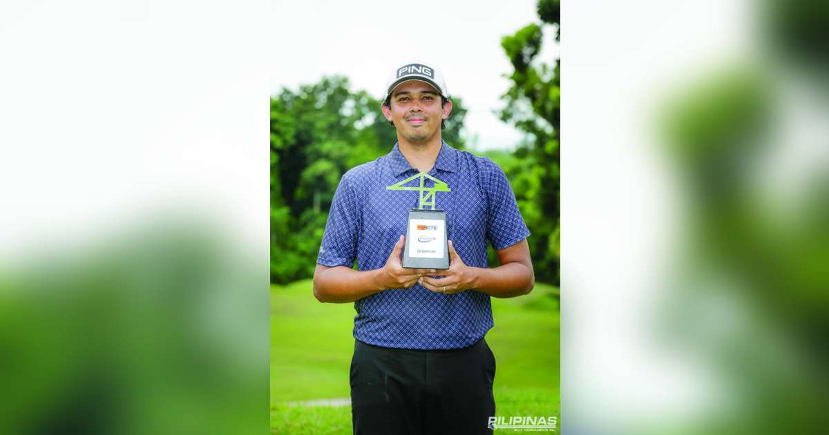 Keanu Jahns completed a wire-to-wire performance that earned him a second consecutive victory on the circuit at the ICTSI Bacolod Golf Challenge. (Contributed photo)